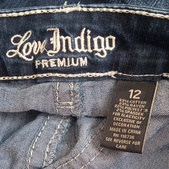 Love Indigo Premium Jean Size 12 - Picture 5 of 5